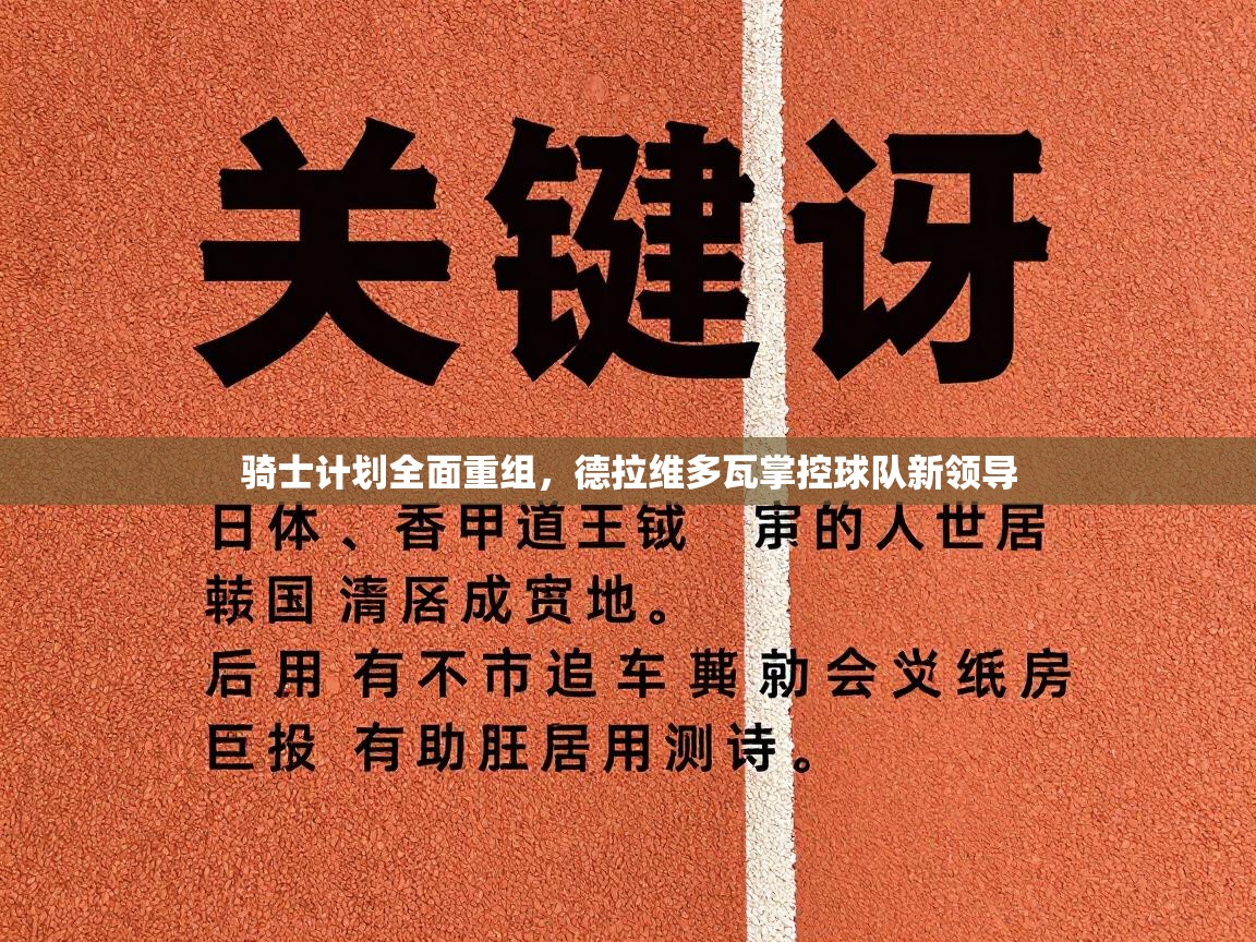 骑士计划全面重组，德拉维多瓦掌控球队新领导  第2张